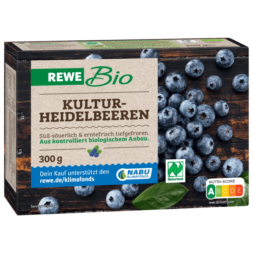 REWE Bio Naturland Kultur Heidelbeeren 300g